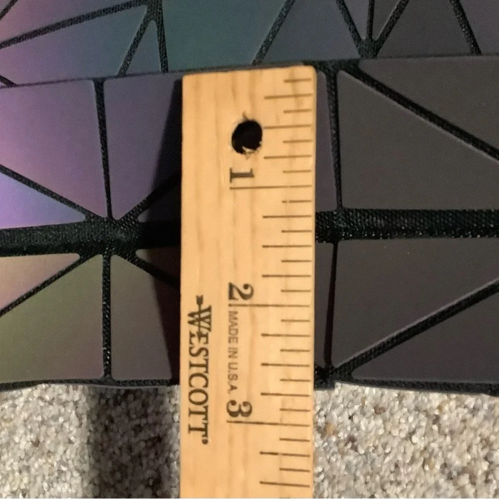 Geometric Luminous Shoulder Bag-NWOT - Picture 5 of 8